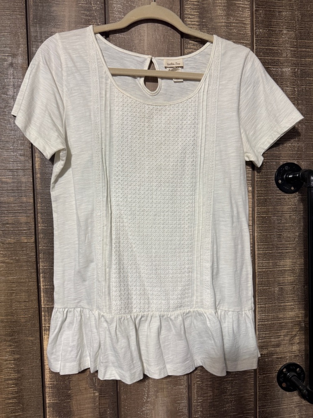 Matilda Jane cream short sleeve top